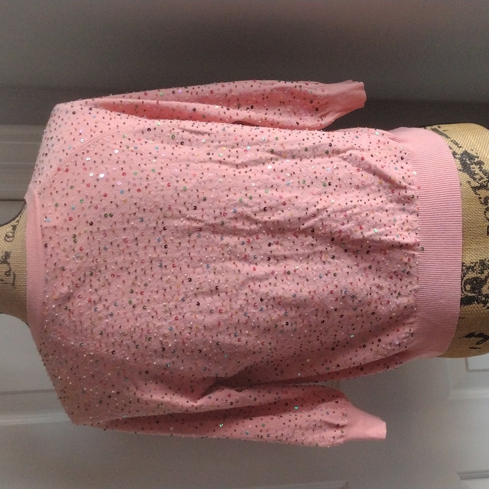 Cynthia Steffen Beaded and Sequined 3/4 Cardigan - Picture 5 of 6